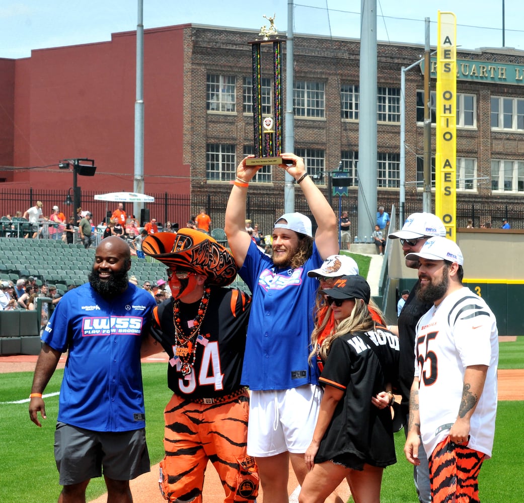 Bengals Play Celebrity Softball Game at Day Air Ballpark