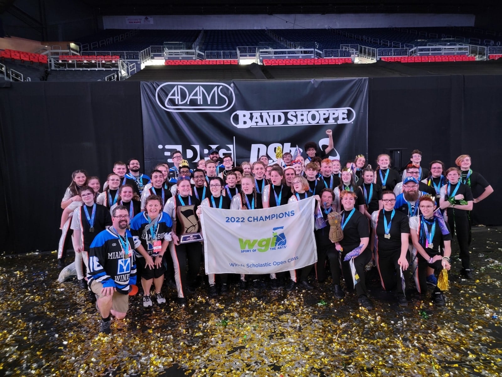 The Miamisburg Winds recently won the Winter Guard International 2022 Winds World Championships. The group is comprised of about 50 students from Miamisburg High School. CONTRIBUTED