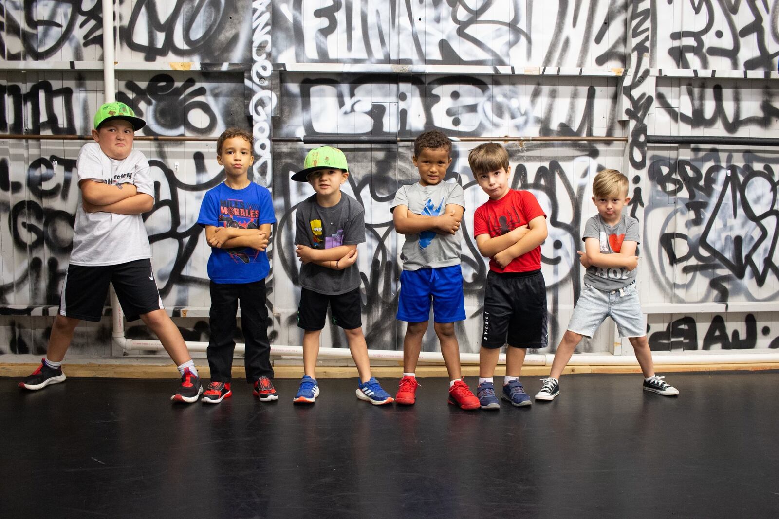 Funk Lab boys class showing off their best hip-hop attitude. CONTRIBUTED