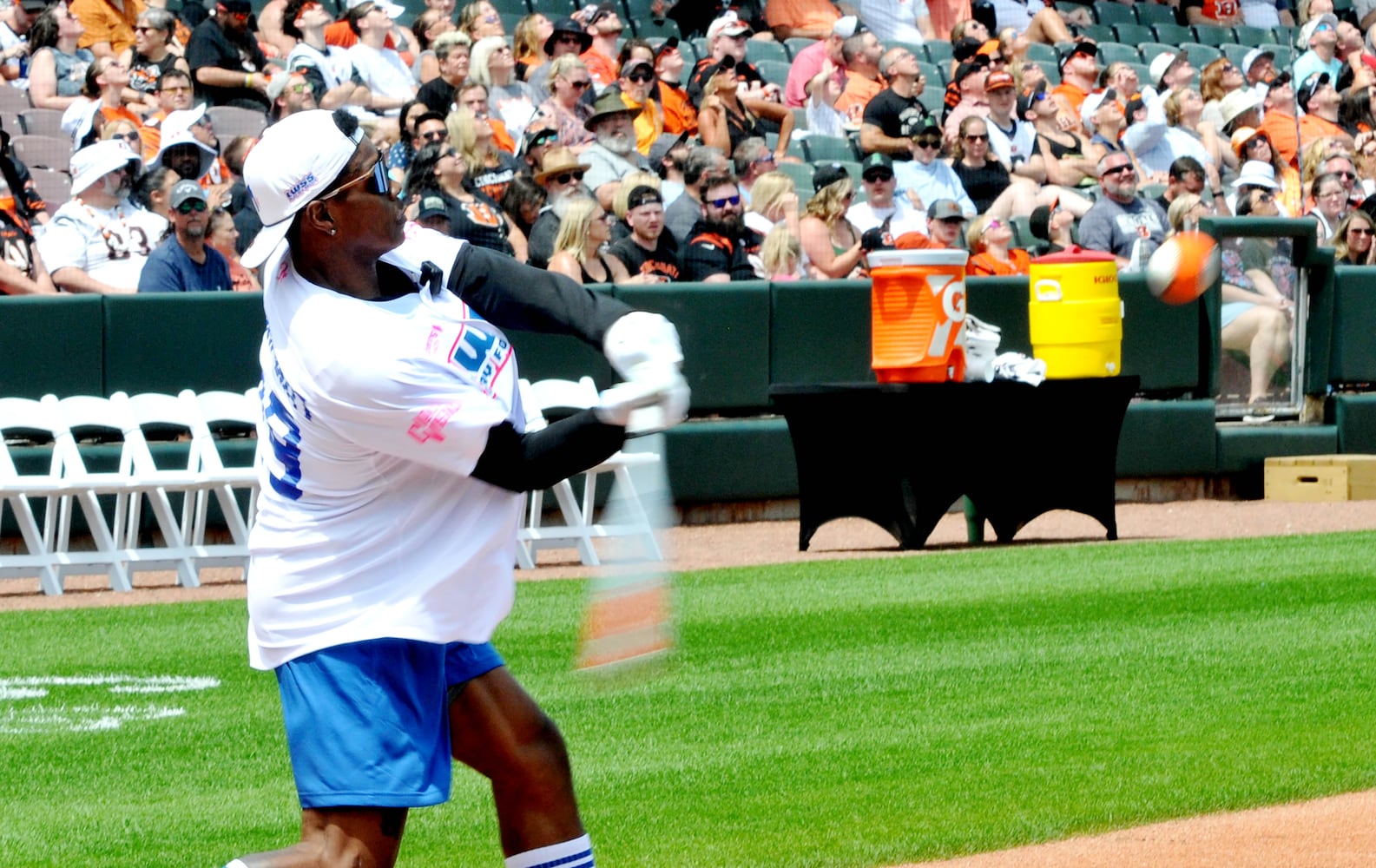 Bengals Play Celebrity Softball Game at Day Air Ballpark