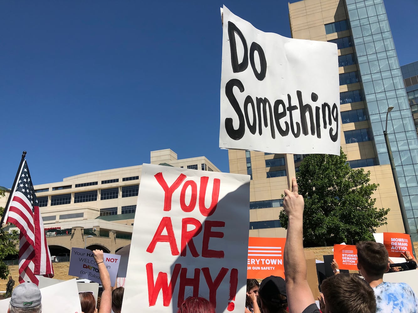 PHOTOS: Scenes of President Trump’s visit to Dayton