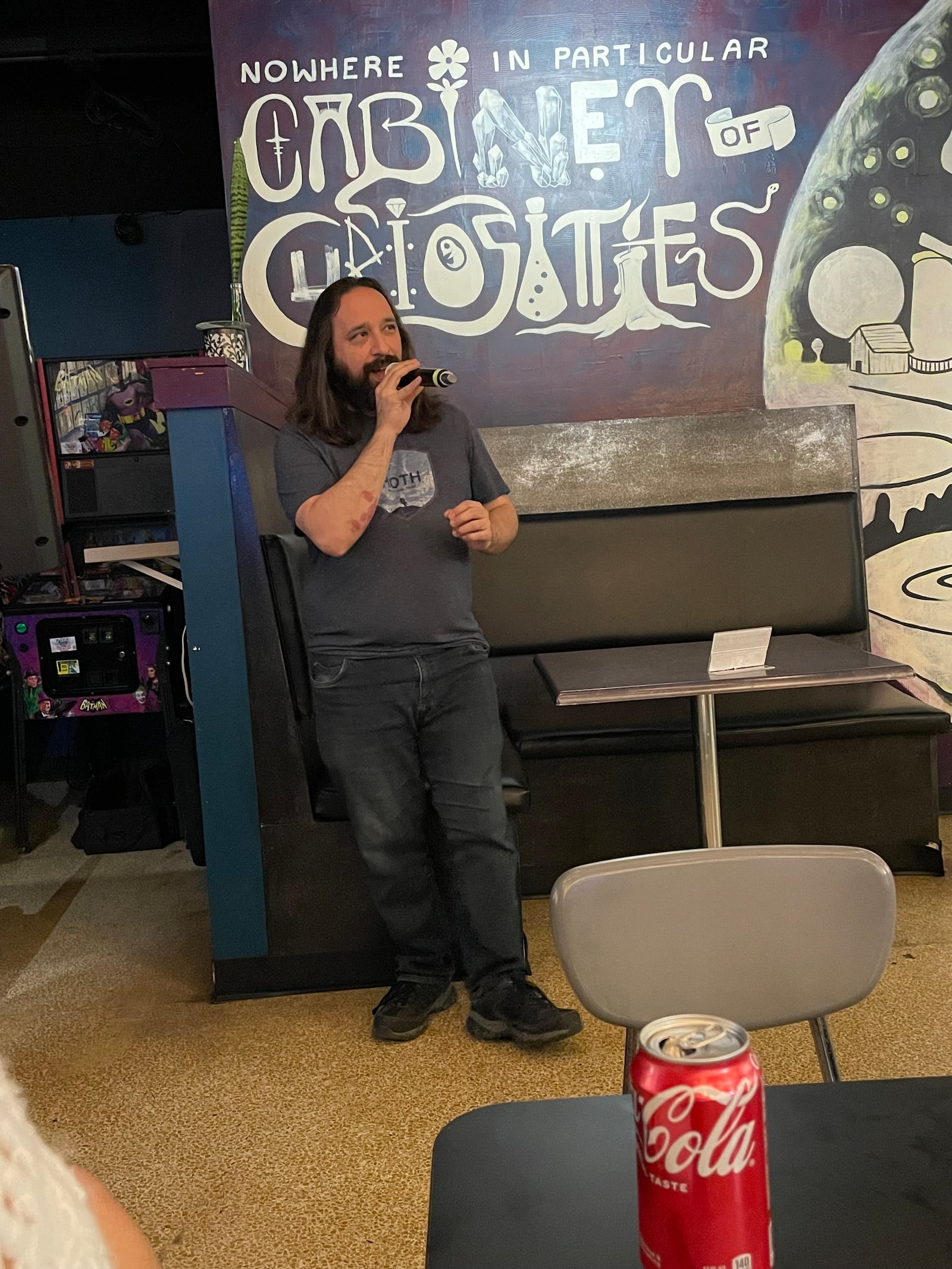 The Kettering Pride Coalition recently held a karaoke fundraiser at Nowhere In Particular Cabinet of Curiosities. CONTRIBUTED