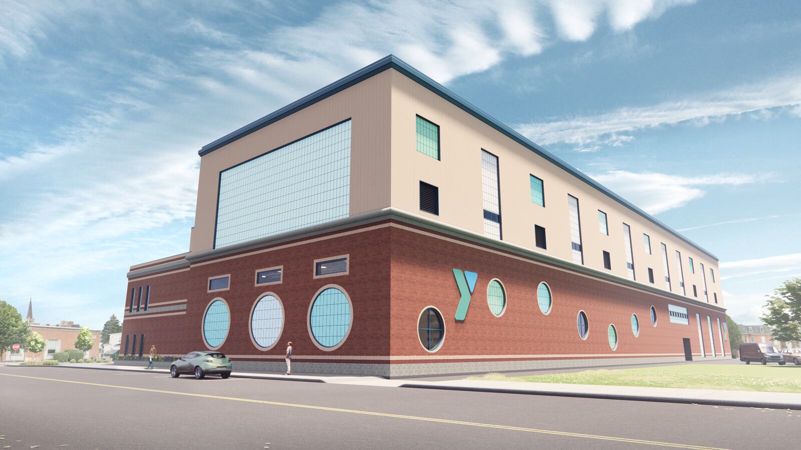 A rendering of the soon-to-be constructed YMCA in Piqua.