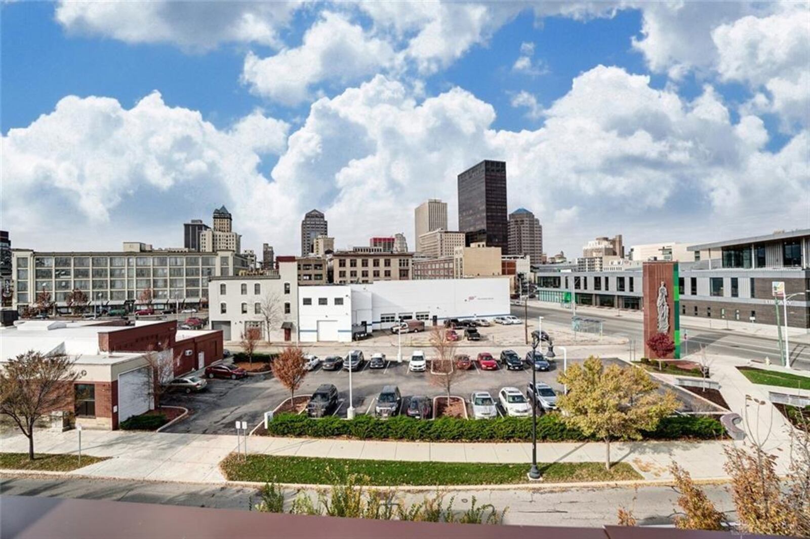 Panoramic views of the Dayton skyline from a rooftop patio and a first floor that offers flexible living space are two highlights of this 2-3 bedrooms, 3 full baths, 1 half bath, condominium located in the heart of downtown. Listed for $489,975 by Jeffrey Roberts of RE/MAX Alliance Realty, the brick-and-HardiPlank four-story at 22 S. Patterson Blvd. has about 1,840 square feet of living space. The corner unit is part of a six-unit building, each having a formal private front entry from the sidewalks of Patterson Boulevard. The home includes a two-car, rear-entry garage, rear balcony deck and rooftop patio. Check out other home listings at DaytonDailyNews.com/homes. PHOTOS COURTESY OF DAYTON REALTORS