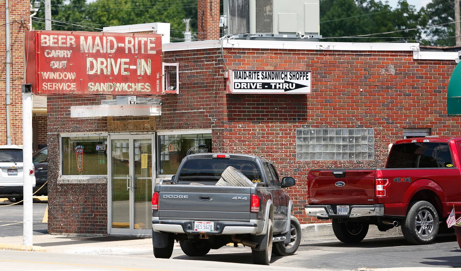 Louise Maher opened the Greenville business on North Broadway in 1934 with her brothers Tom and Gene Maher. The mainstay of the restaurant is Maherâs own recipe for the slightly sweet, steamed loose-meat sandwich. LISA POWELL / STAFF