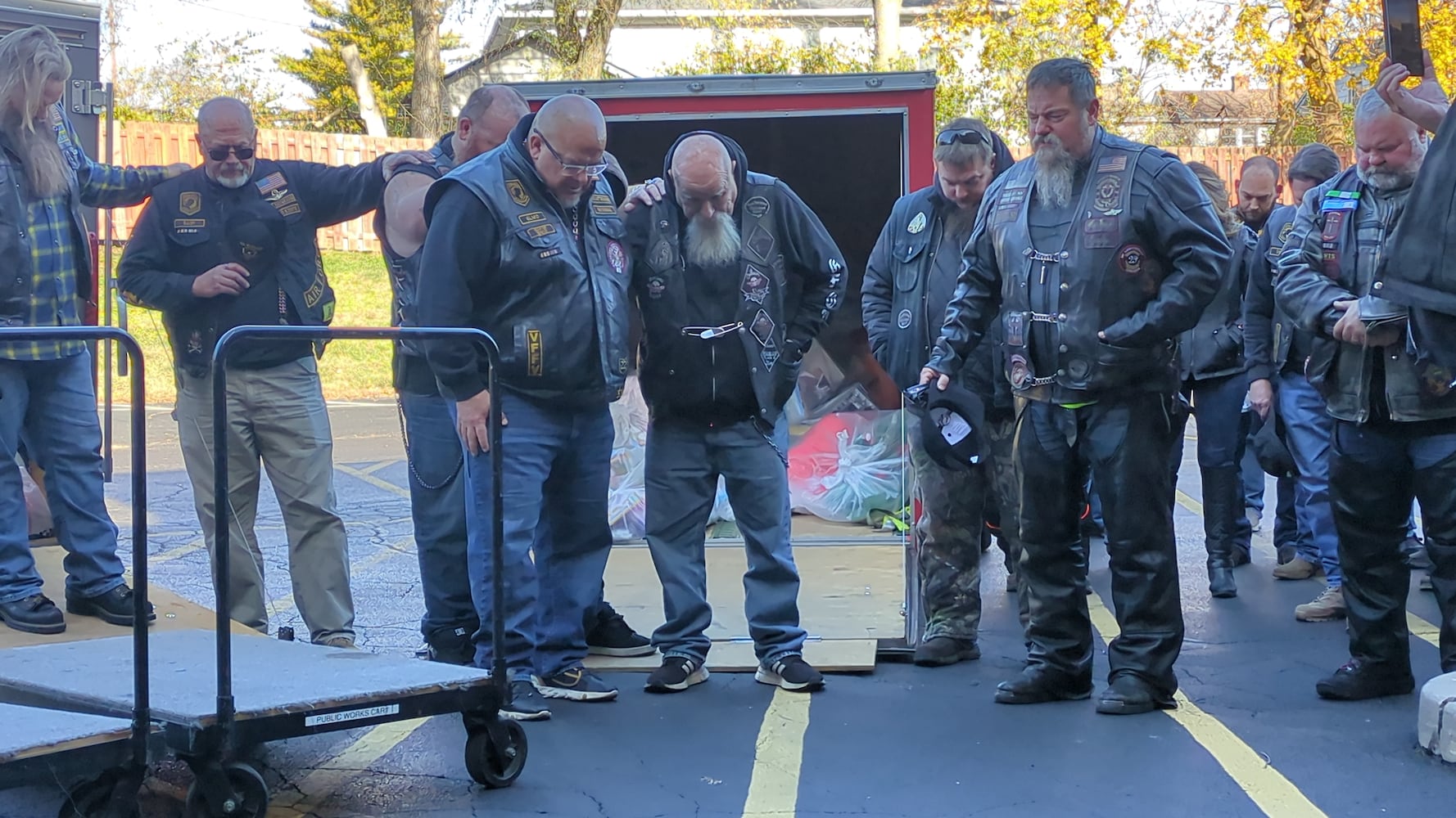 Bikers deliver more than $10K in presents to Montgomery County foster kids