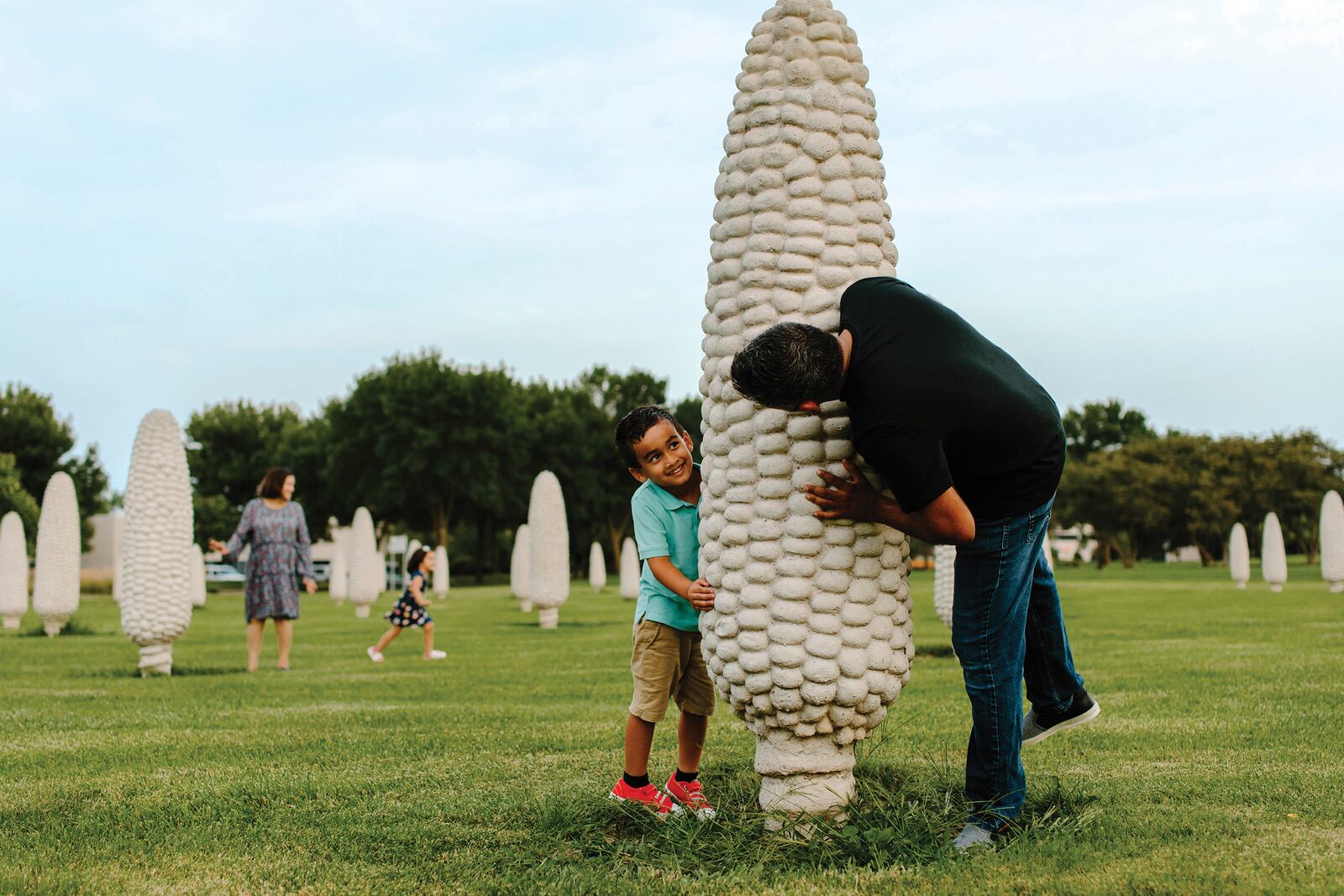 Field of Corn is one of dozens of public art installations around Dublin, Ohio. CONTRIBUTED