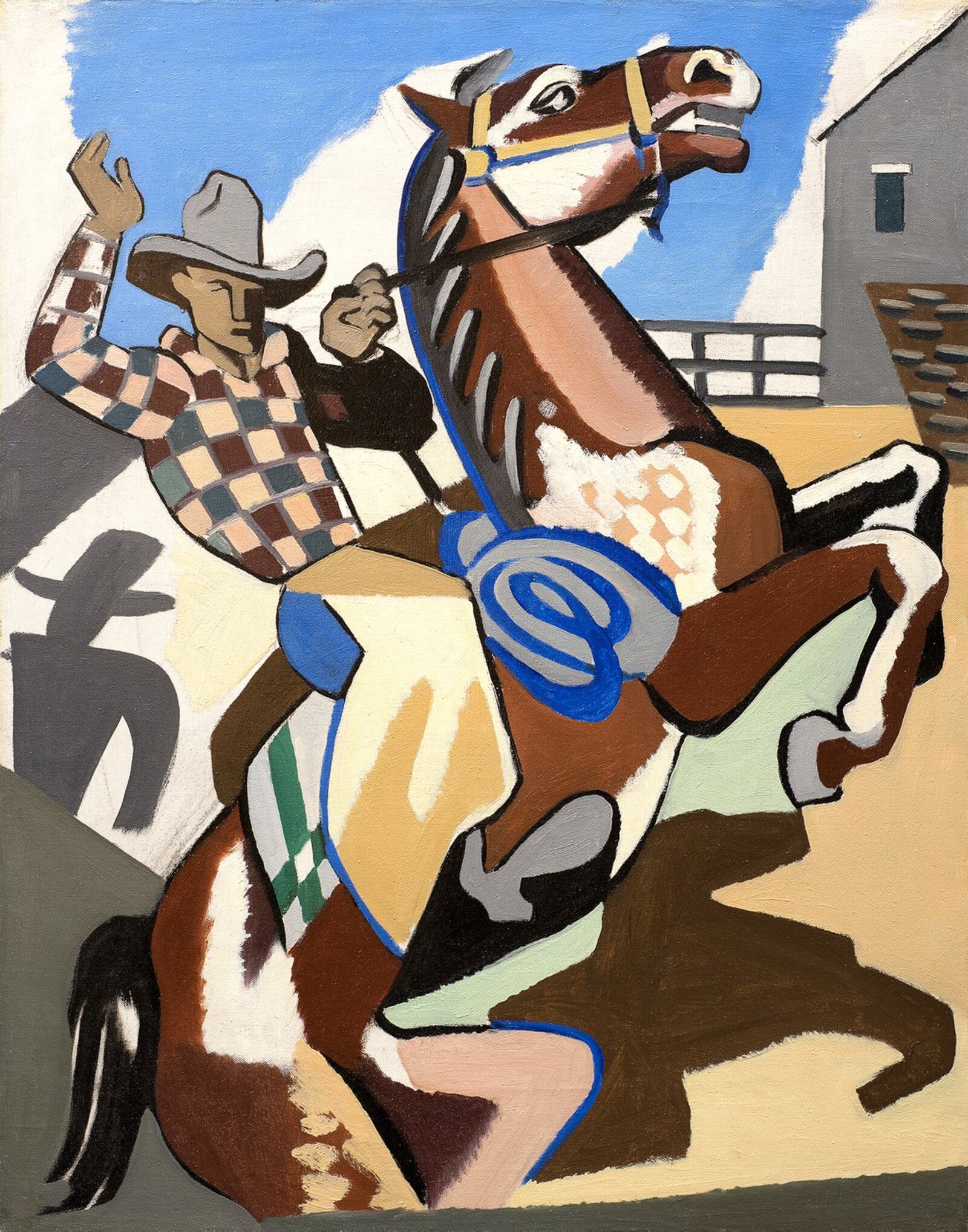 “Rodeo Rider” by Jan Matulka is one of the artworks that will be included in “New Beginnings: An American Story of Romantics and Modernists in the West” one of the Dayton Art Institute’s series of exhibitions in 2020. CONTRIBUTED PHOTO