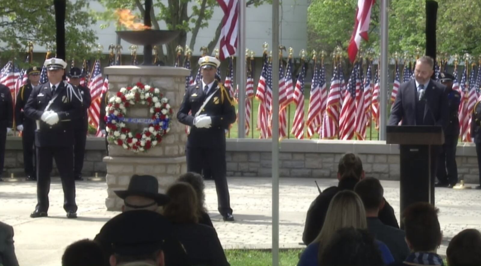 Dayton police Detective Jorge DelRio was among law enforcement officers honored during the Ohio Peace Officers' Memorial on May 6, 2021. DelRio was shot and killed in the line of duty in November 2019.