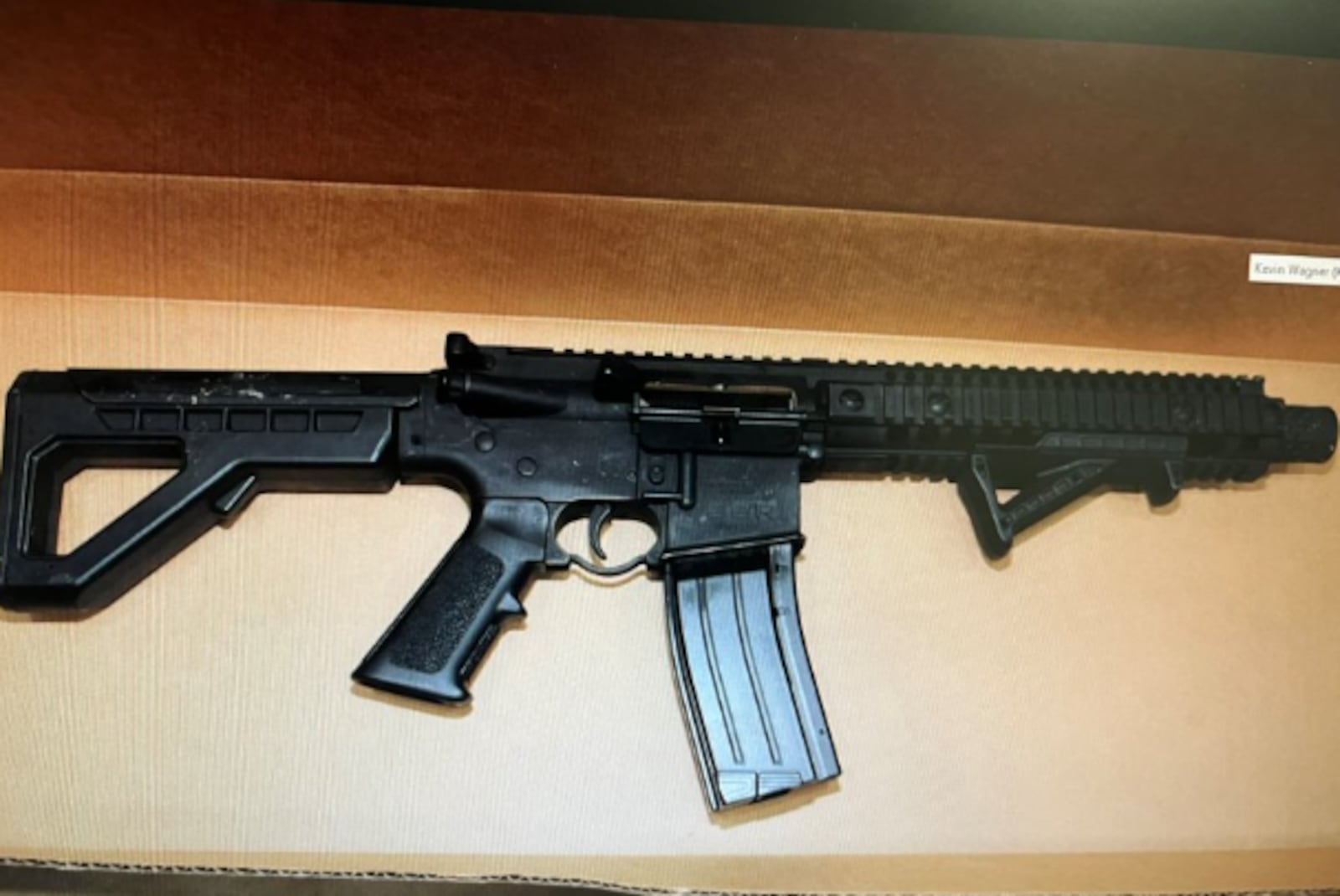 A man shot by Huber Heights police Officer Shawn Waler on Sunday, May 5, 2024, was armed with a DPMS full-auto SBR air rifle, according to police.