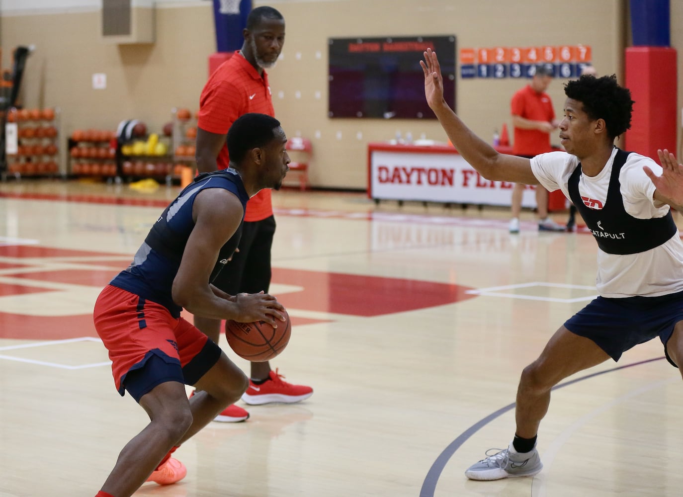 Dayton Flyers practice