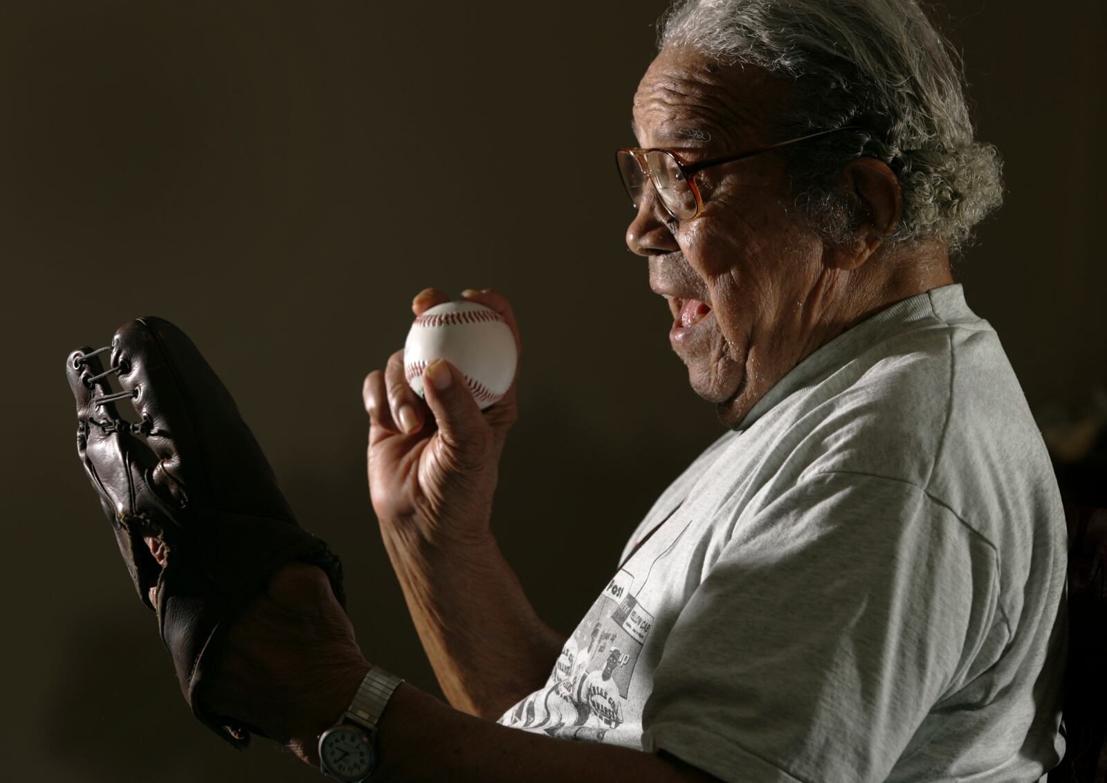 Former Negro League Baseball player Curtis "Bingo" Lloyd of Dayton. Dayton Daily News FILE