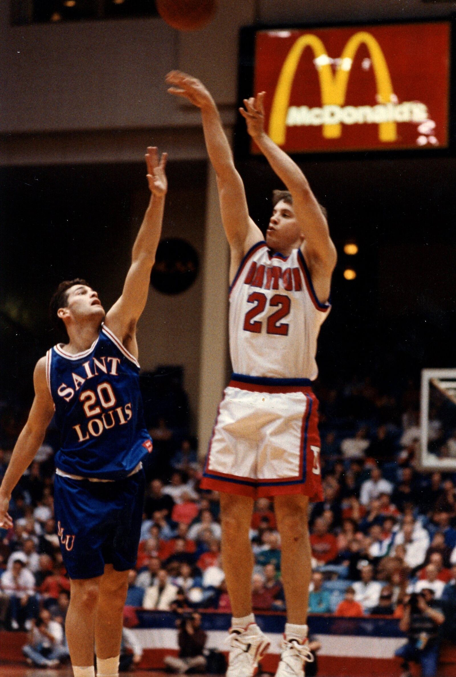 Dayton's Shawn Haughn in 1994 against Saint Louis.