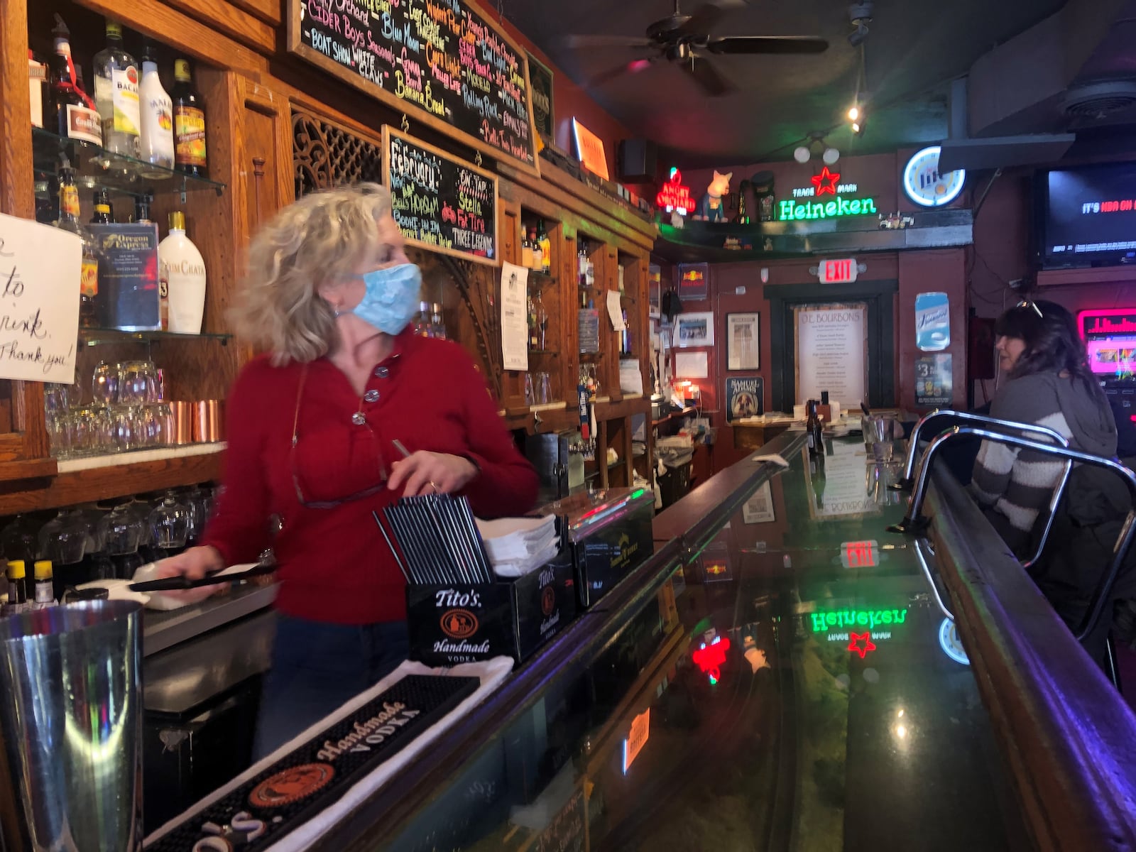 Susan Bavaro, co-owner of Oregon Express, works on Friday. CORNELIUS FROLIK / STAFF