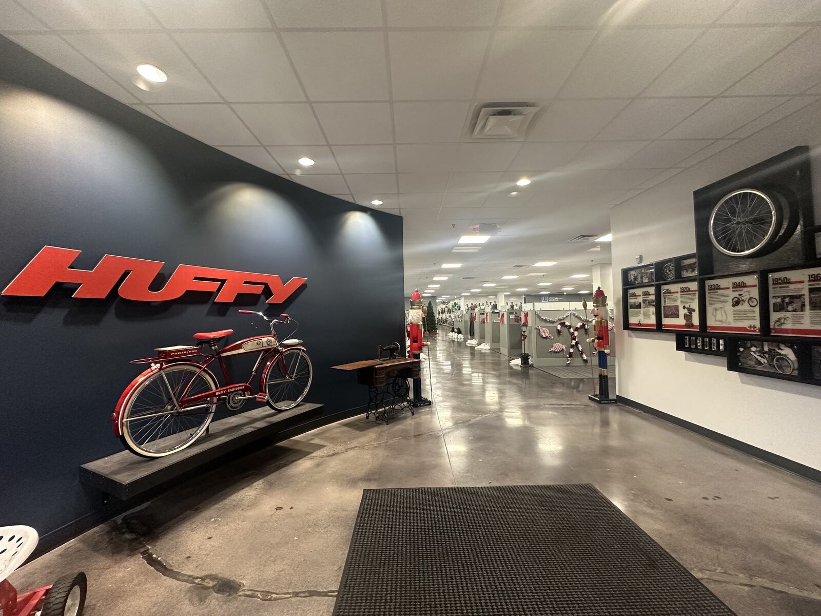 The interior photograph of the Miami Twp. headquarters of United Wheels, the parent company of bike brands Huffy, Niner, VAAST, Batch and Buzz Bicycles. United Wheels will consolidate the operations of its Fort Collins, Colorado-based Niner business into company headquarters. CONTRIBUTED