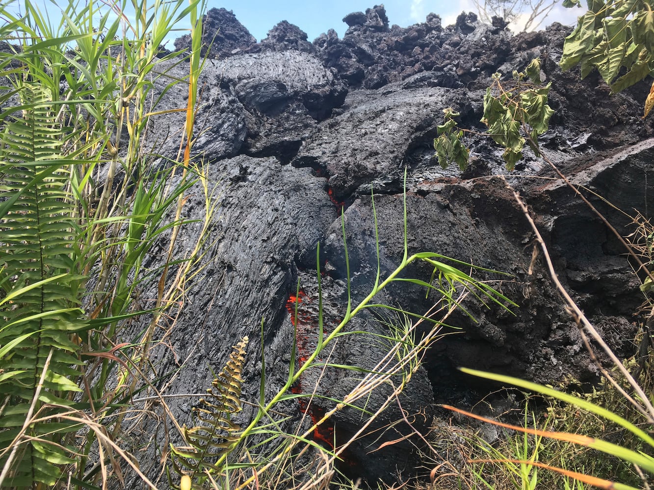 Photos: Hawaii volcano erupts