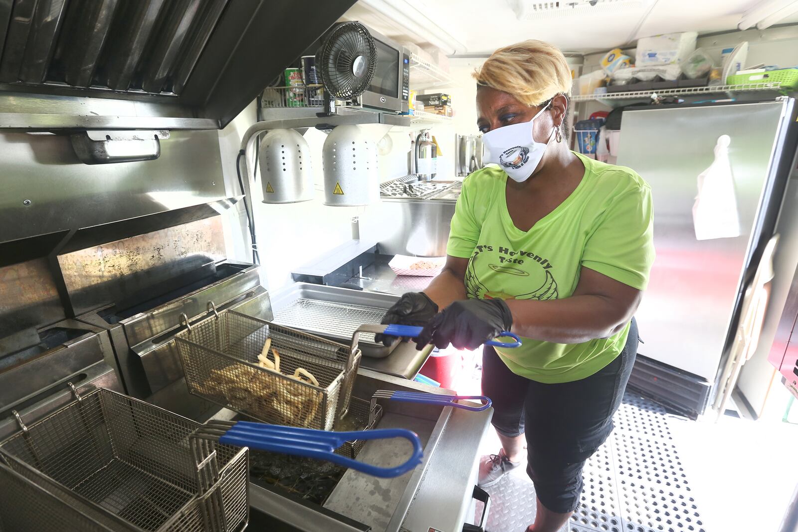 Terri Gates started her food truck, T's Heavenly Taste, in 2018.  LISA POWELL / STAFF