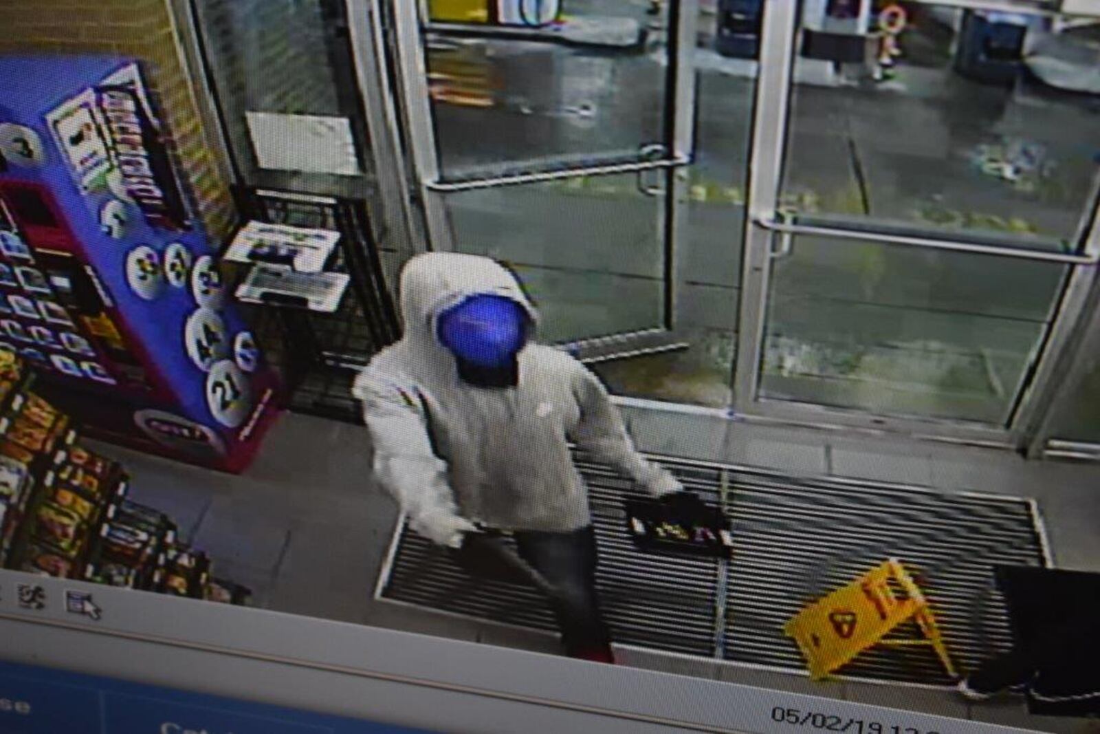 Officers are looking for three male subjects in connection with the armed robbery of a Shell gas station. Photo courtesy Miamisburg police.