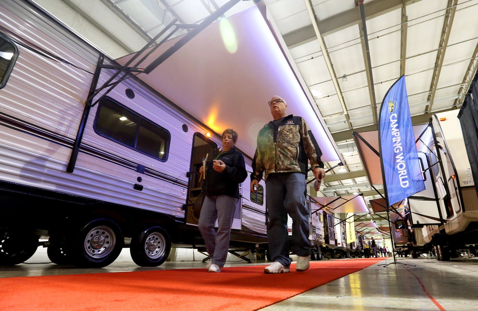 A picture from the Cincinnati-Dayton RV Super Show in 2016. LISA POWELL / STAFF