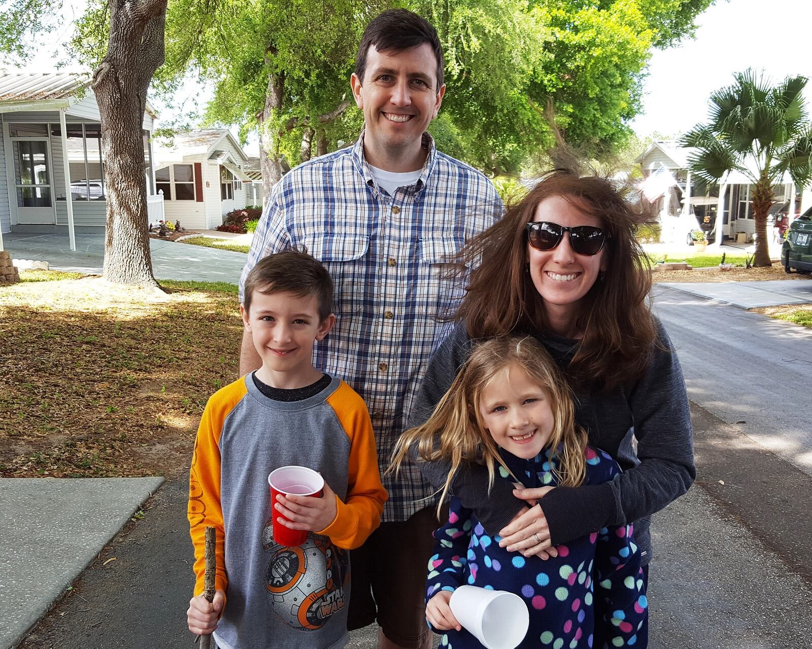 Melissa and Robert Blevins of Springboro, pictured with their children Ben and Maren, are regular subscribers to Nat Geo Live. CONTRIBUTED