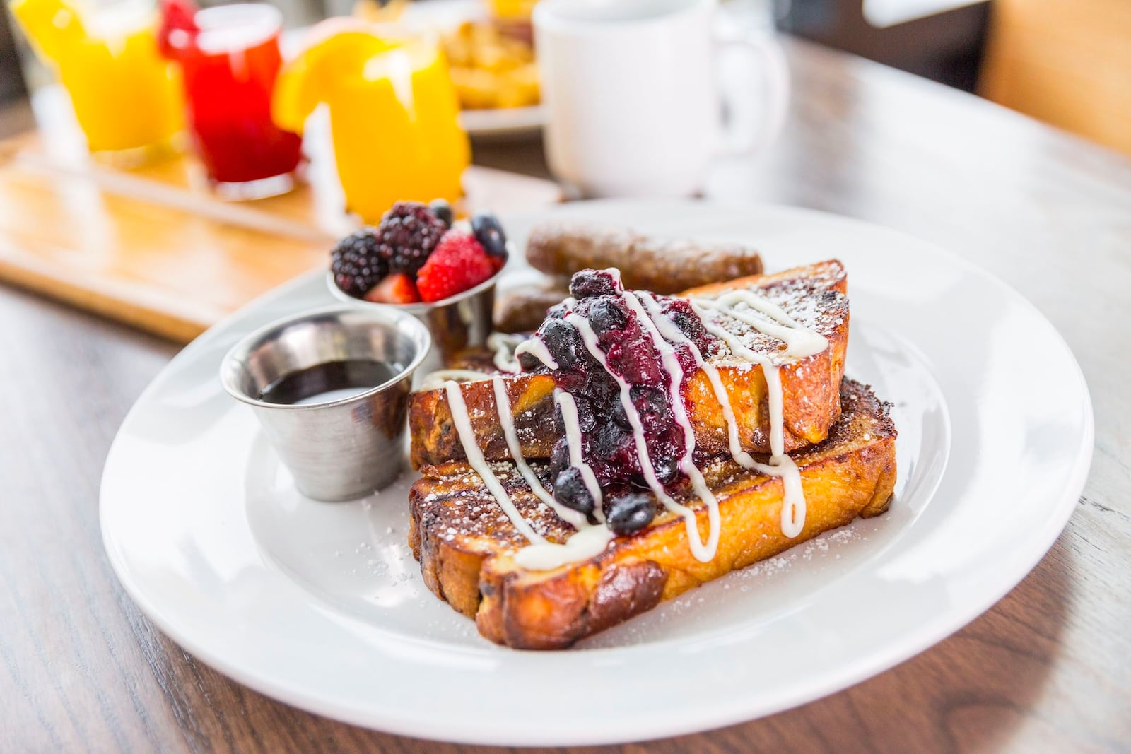 The blueberry French Toast is one of the items on the menu at Toast & Berry. CONTRIBUTED