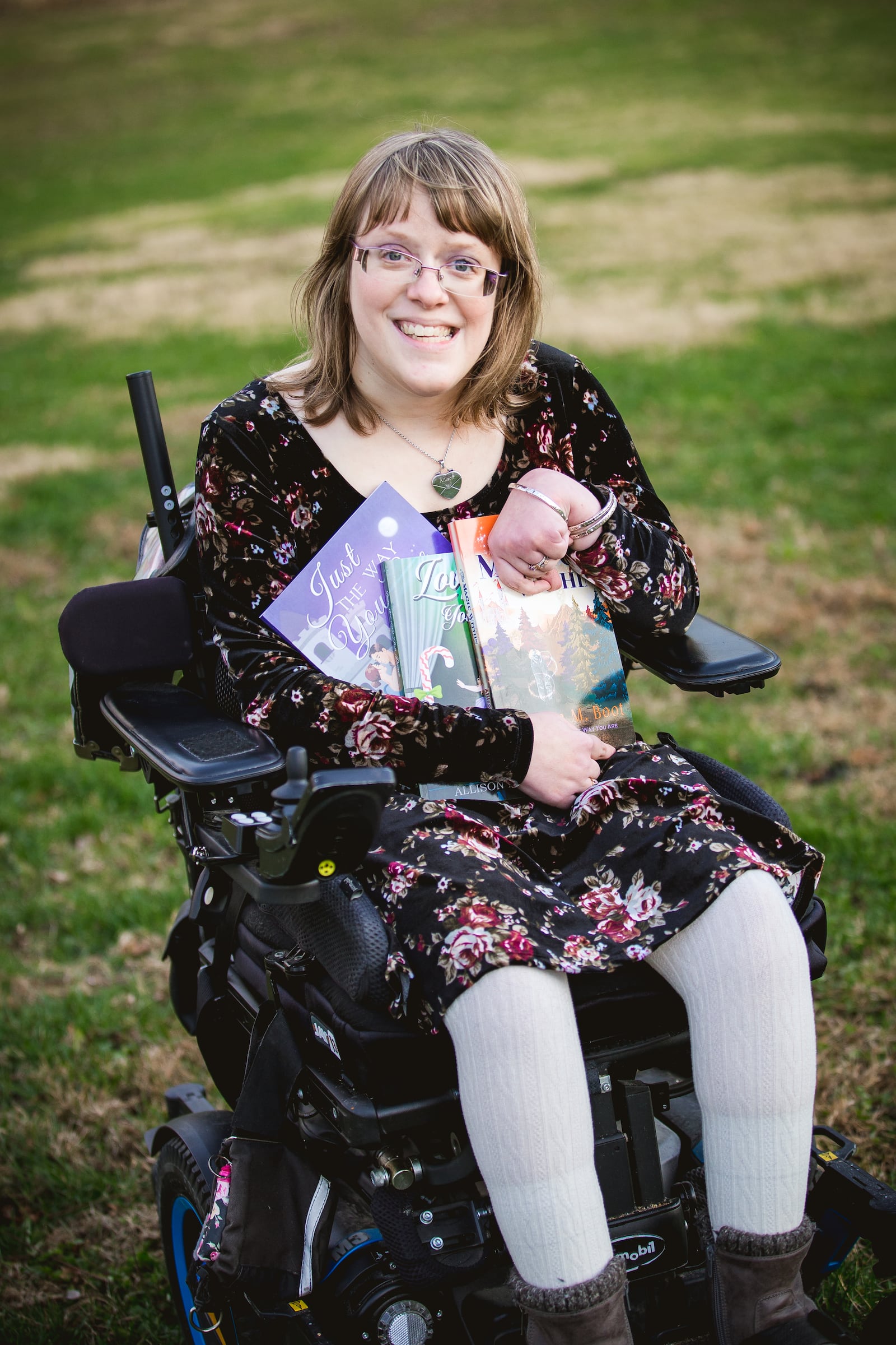 Allison Boot with her three books. CONTRIBUTED