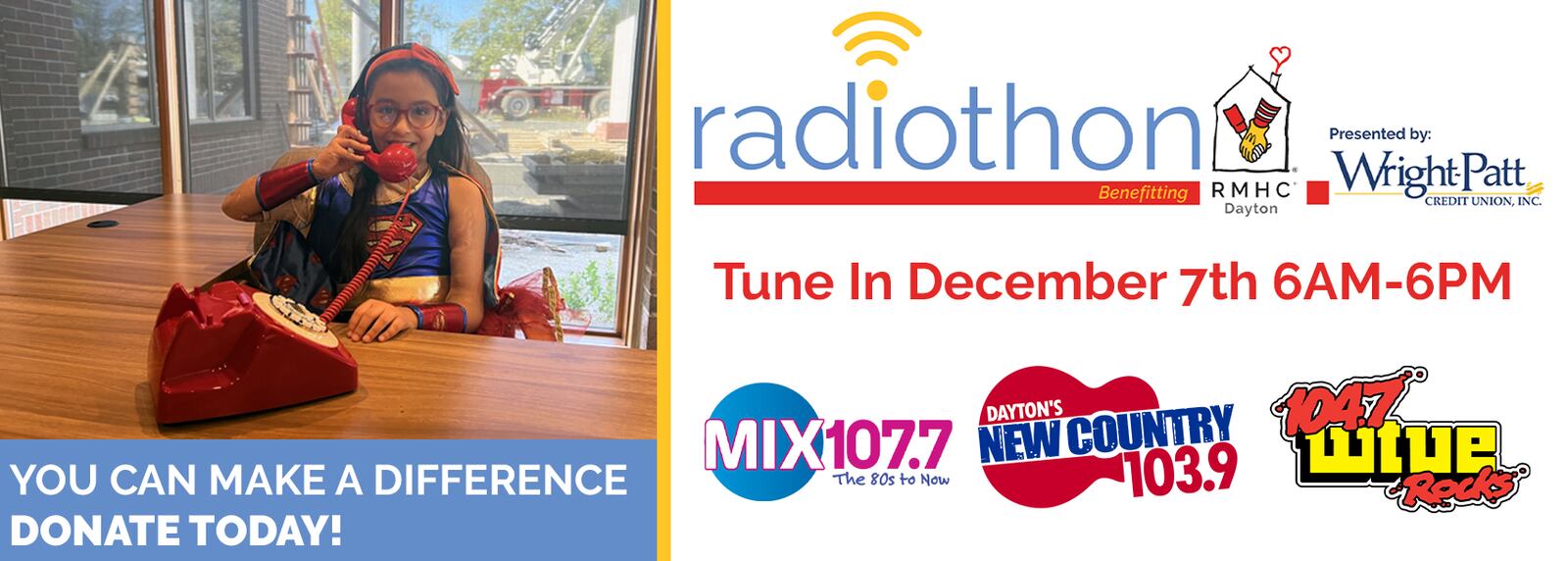 Ronald McDonald House is gearing up for its annual Radiothon Event in December. CONTRIBUTED