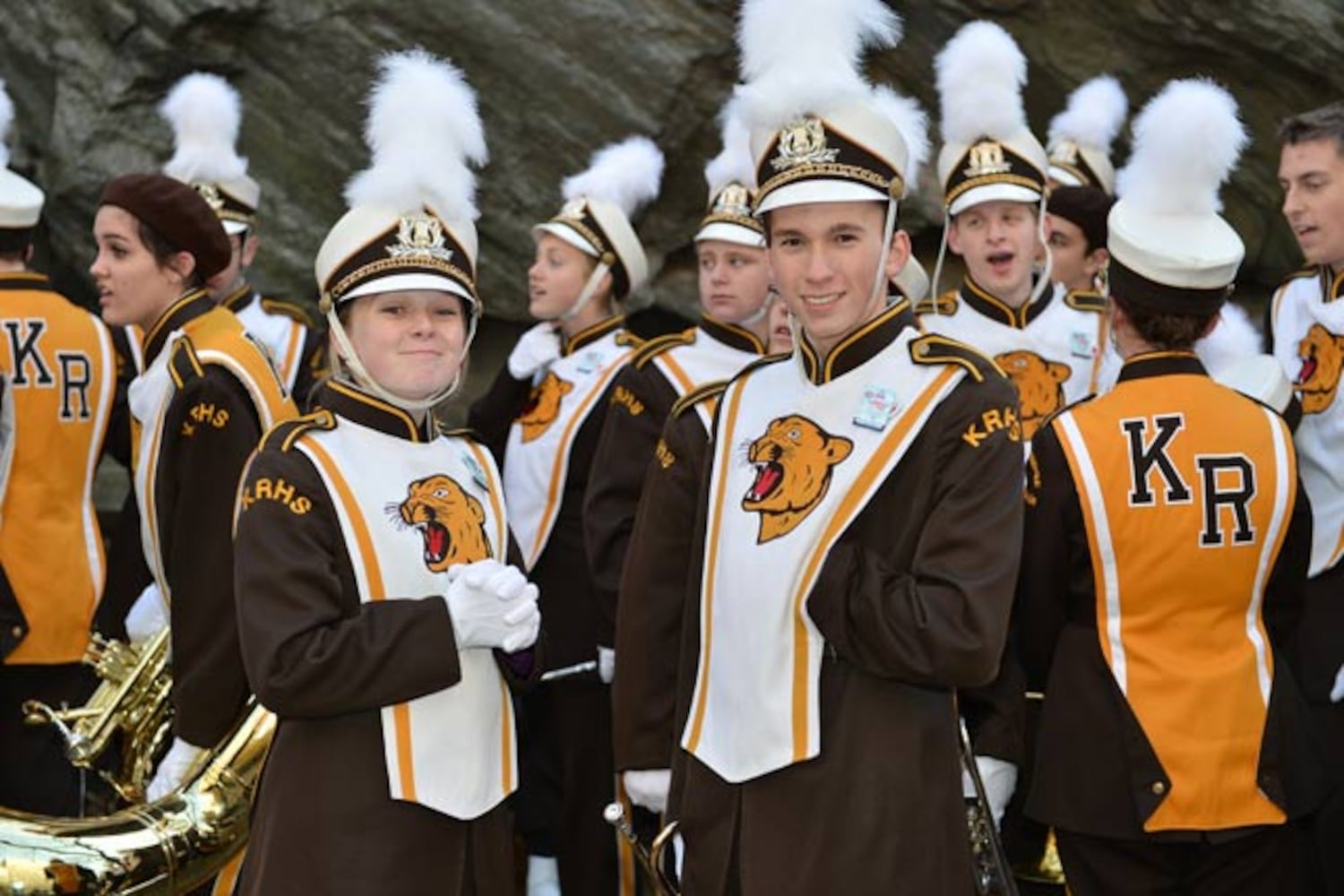 Kenton Ridge Marching Band in Macy's parade