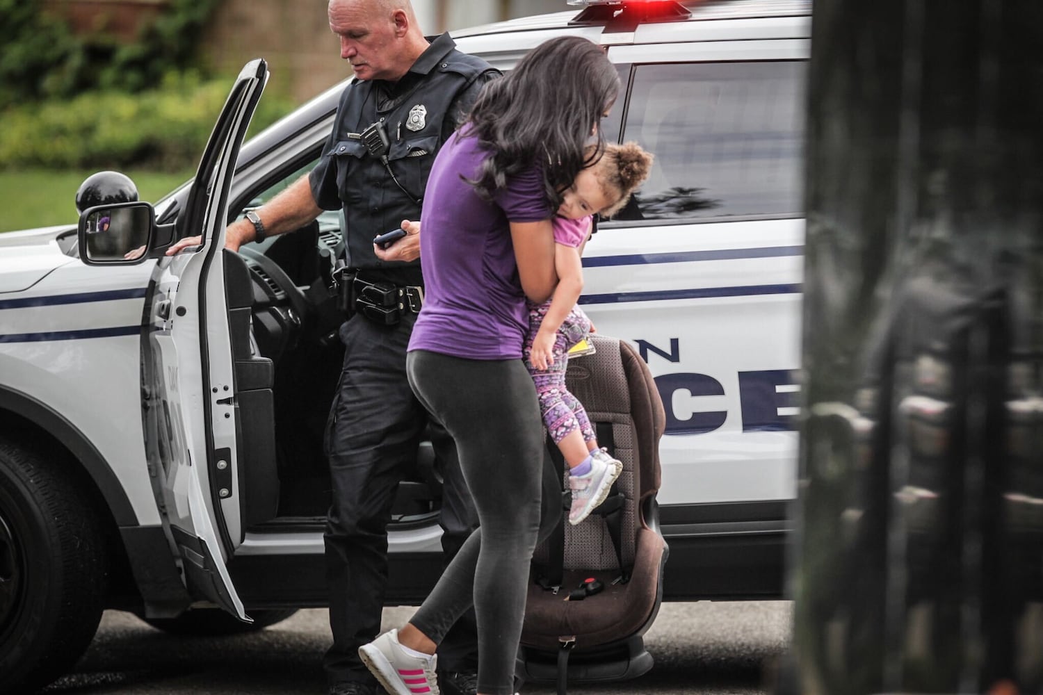 Baby in car when vehicle is stolen