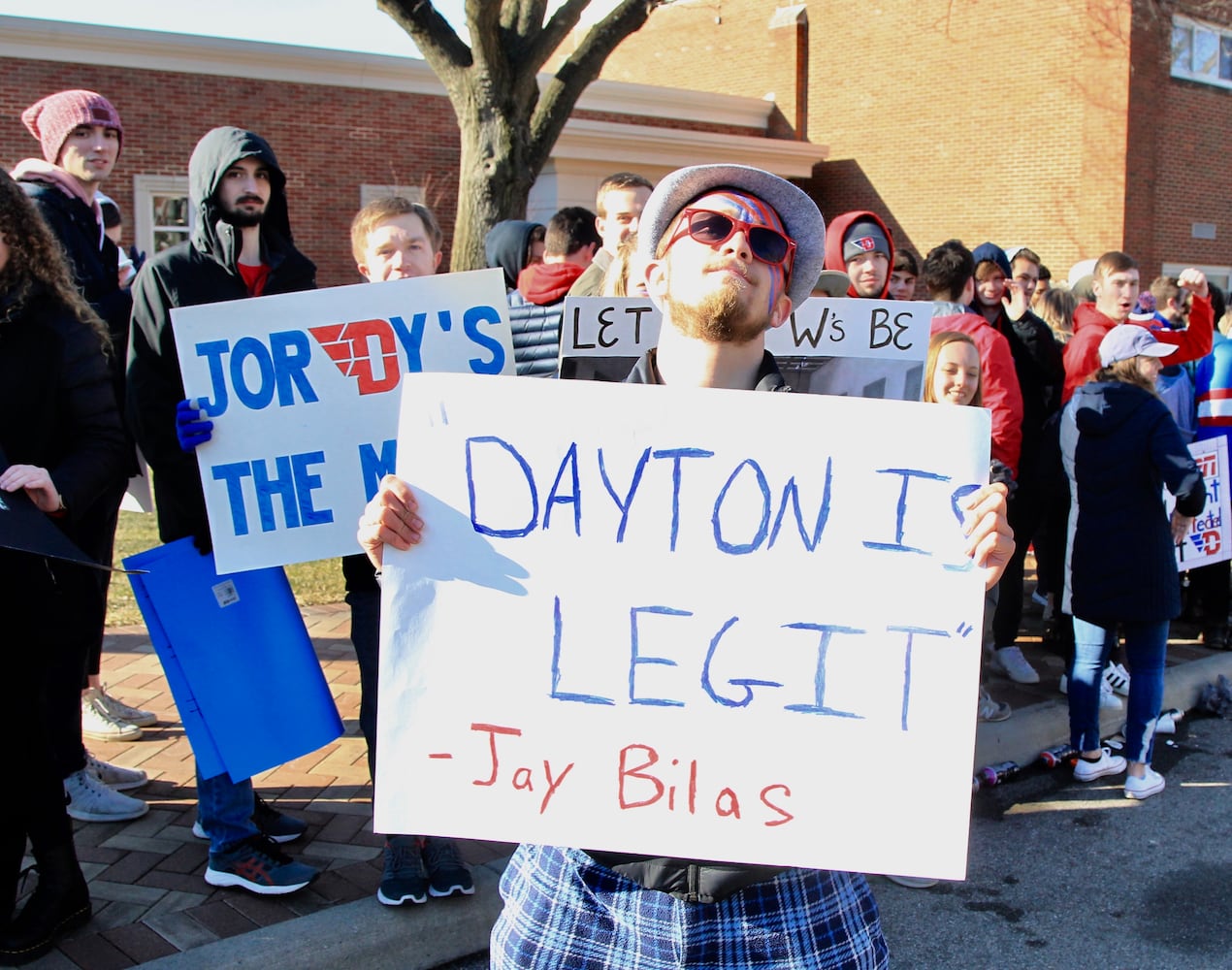 Photos: Signs at ESPN Gameday at Dayton