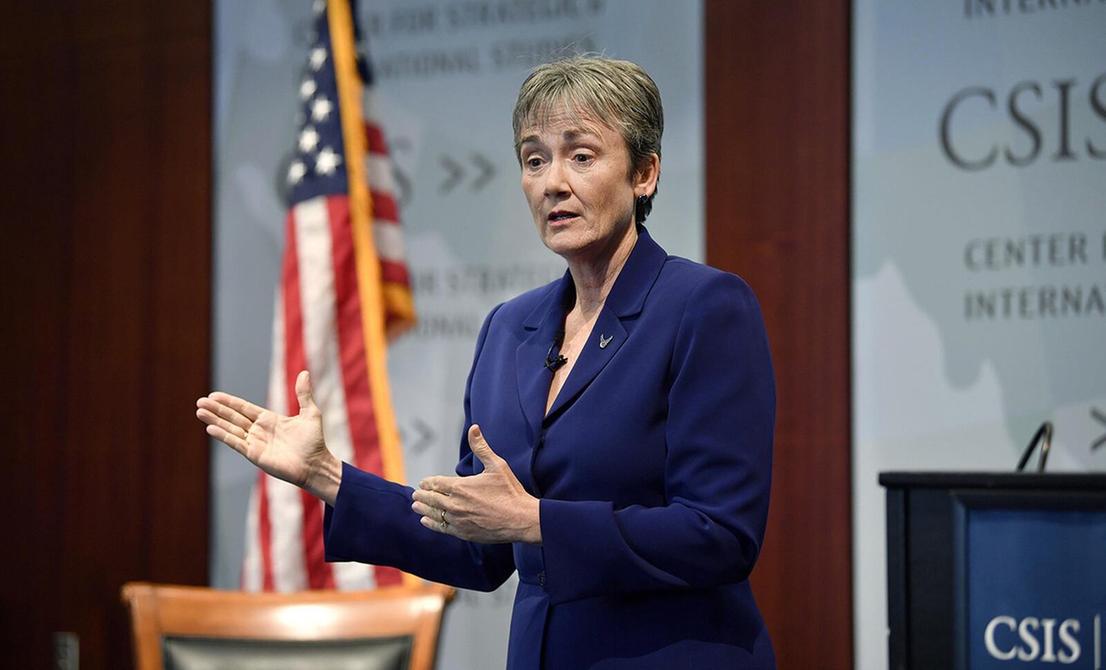 Air Force Secretary Heather Wilson.