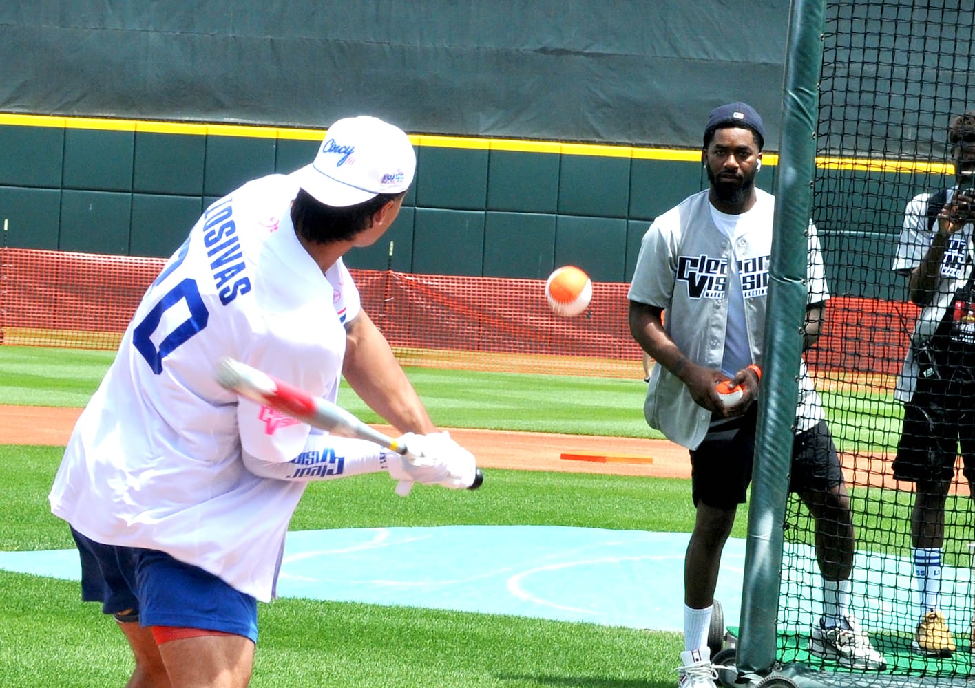 Bengals Play Celebrity Softball Game at Day Air Ballpark