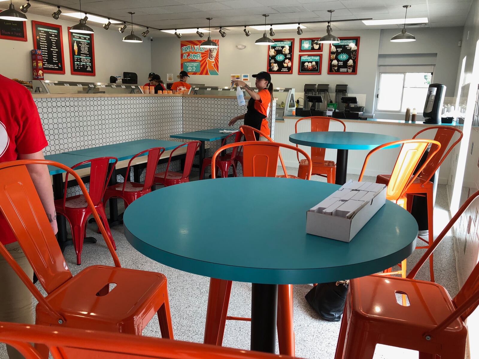 Jubie's Creamery is a new ice cream shop in Fairborn, opening on July 3, 2018. STAFF PHOTO / MARK FISHER