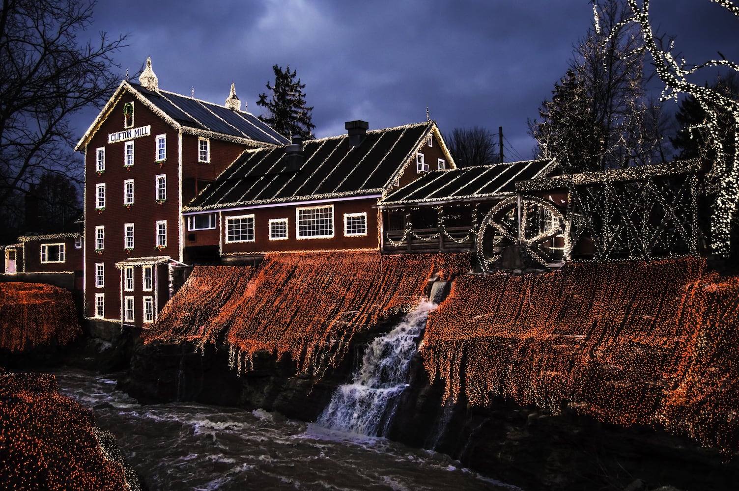 Legendary Lights of Clifton Mill a scenic, old-time Christmas feel