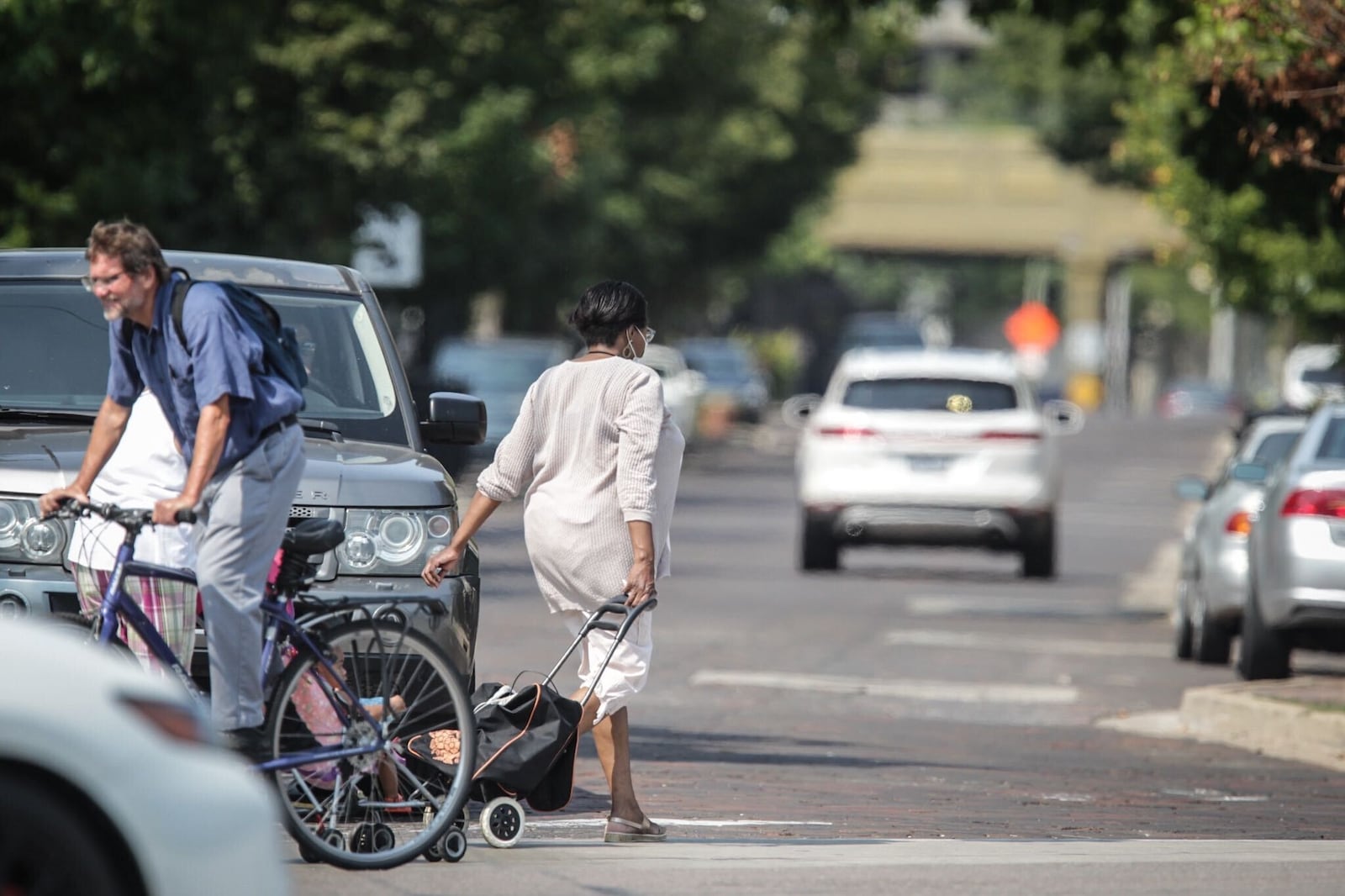 Wayne Avenue is shown on Tuesday, Aug. 25, 2020, looking west up East Fifth Street in the Oregon District. JIM NOELKER/STAFF