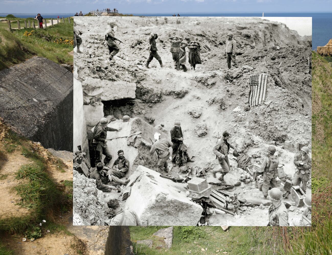 Photos: D-Day invasion then and now