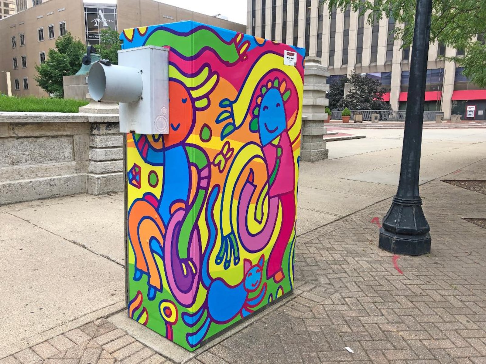 The first winning designs of the ArtWraps project will be unveiled Saturday, Aug. 6 at Art in the City in downtown Dayton.