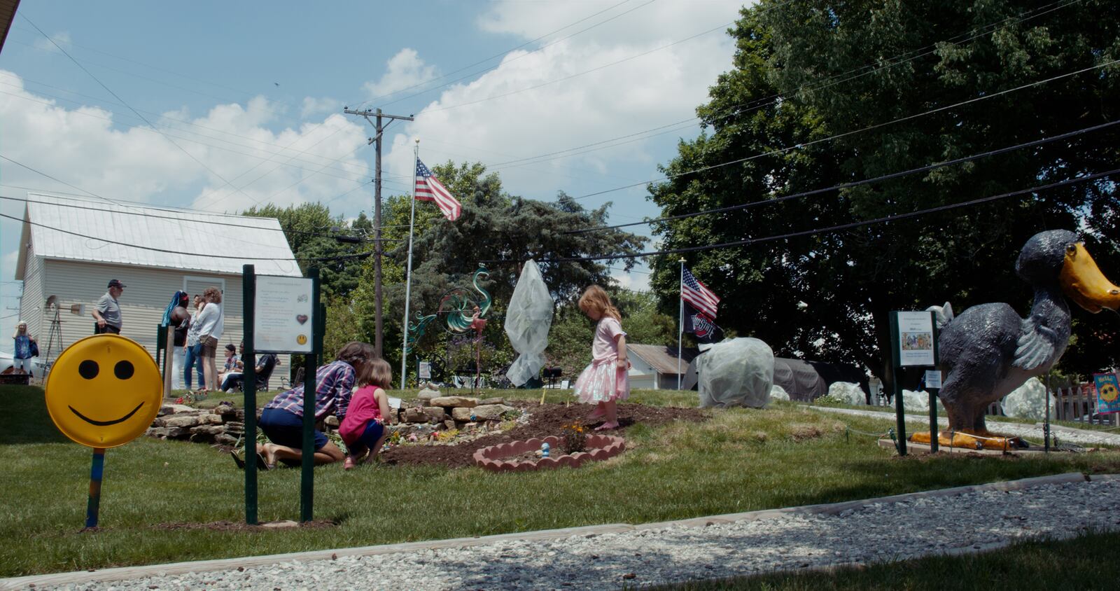 The Joy & Whimsy Depot also features an outdoor "prayer garden" where people can meditate, enjoy nature or visit some of the outdoor sculptures on display. CONTRIBUTED