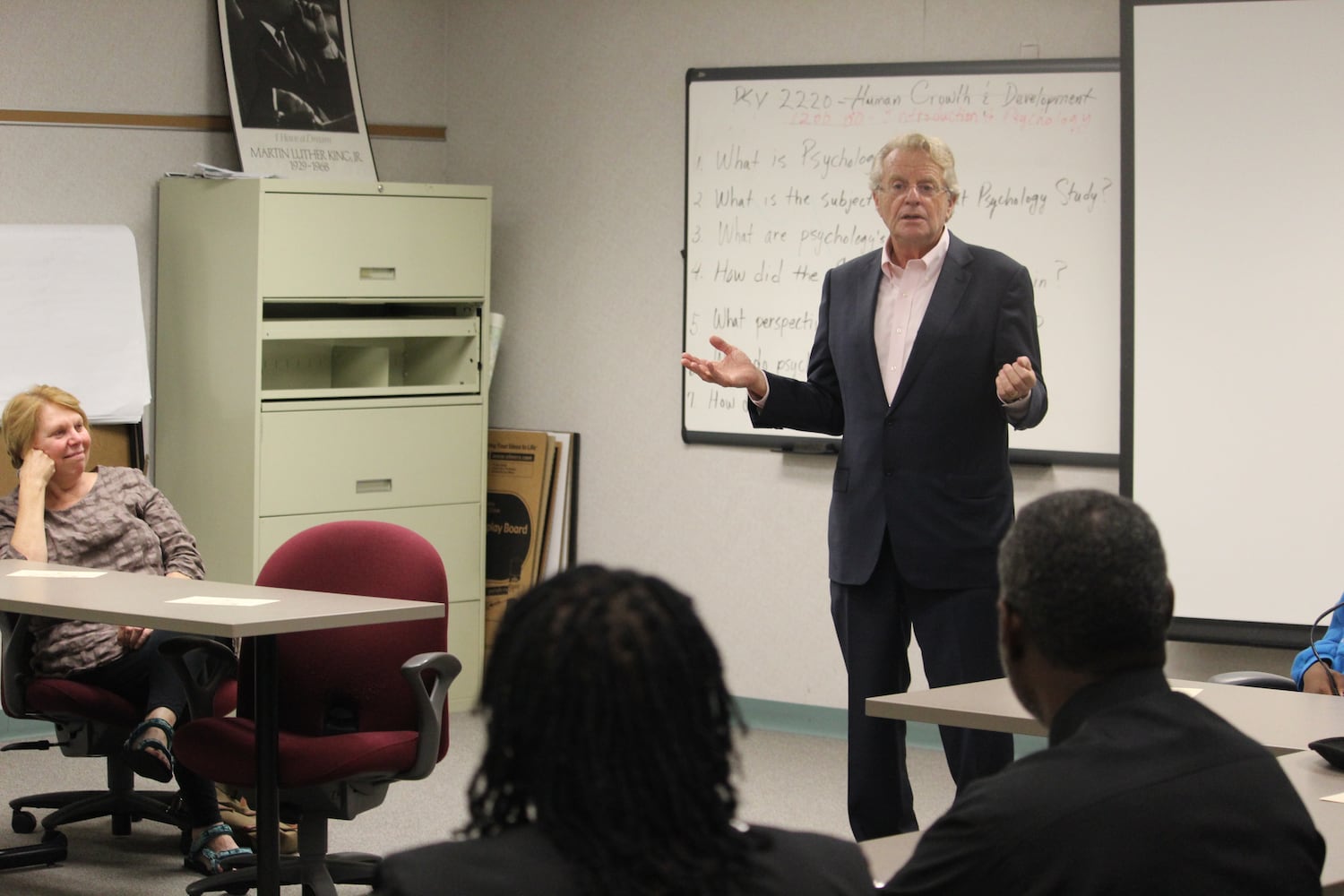 Jerry Springer at Central State