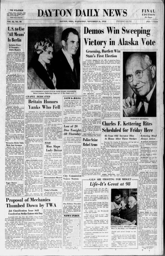 PHOTOS: Historic Dayton Daily News front pages