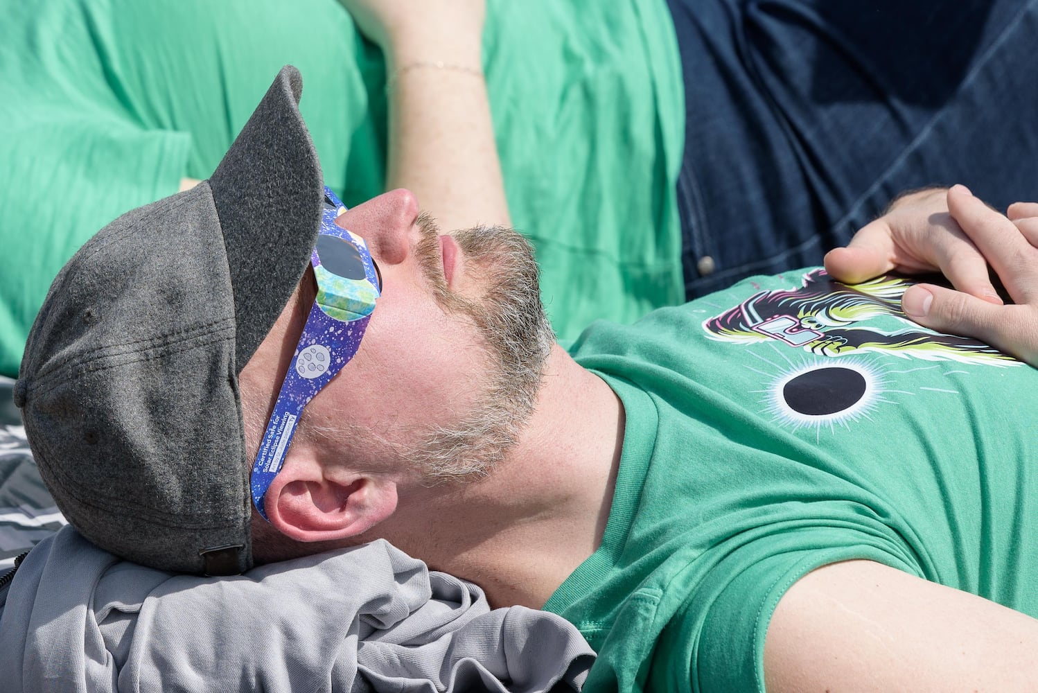 Eclipse on the Square total eclipse viewing party in Downtown Troy