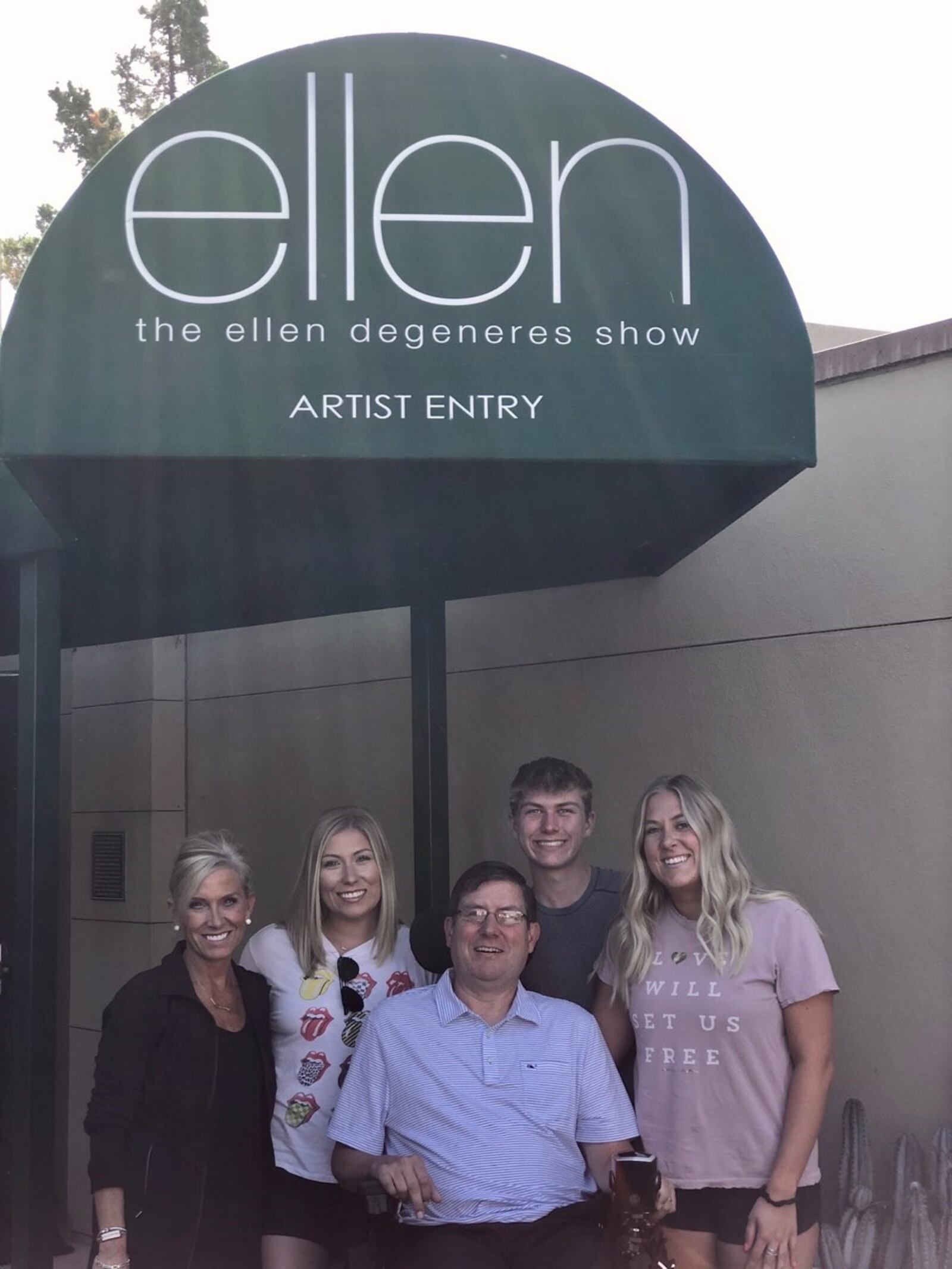 Stan and Dee Bender and their children, Tag, Ireland and Madyson Bender of Troy appeared on "Ellen’s Greatest Night of Giveaways" with  Ellen DeGeneres and Justin Timberlake.