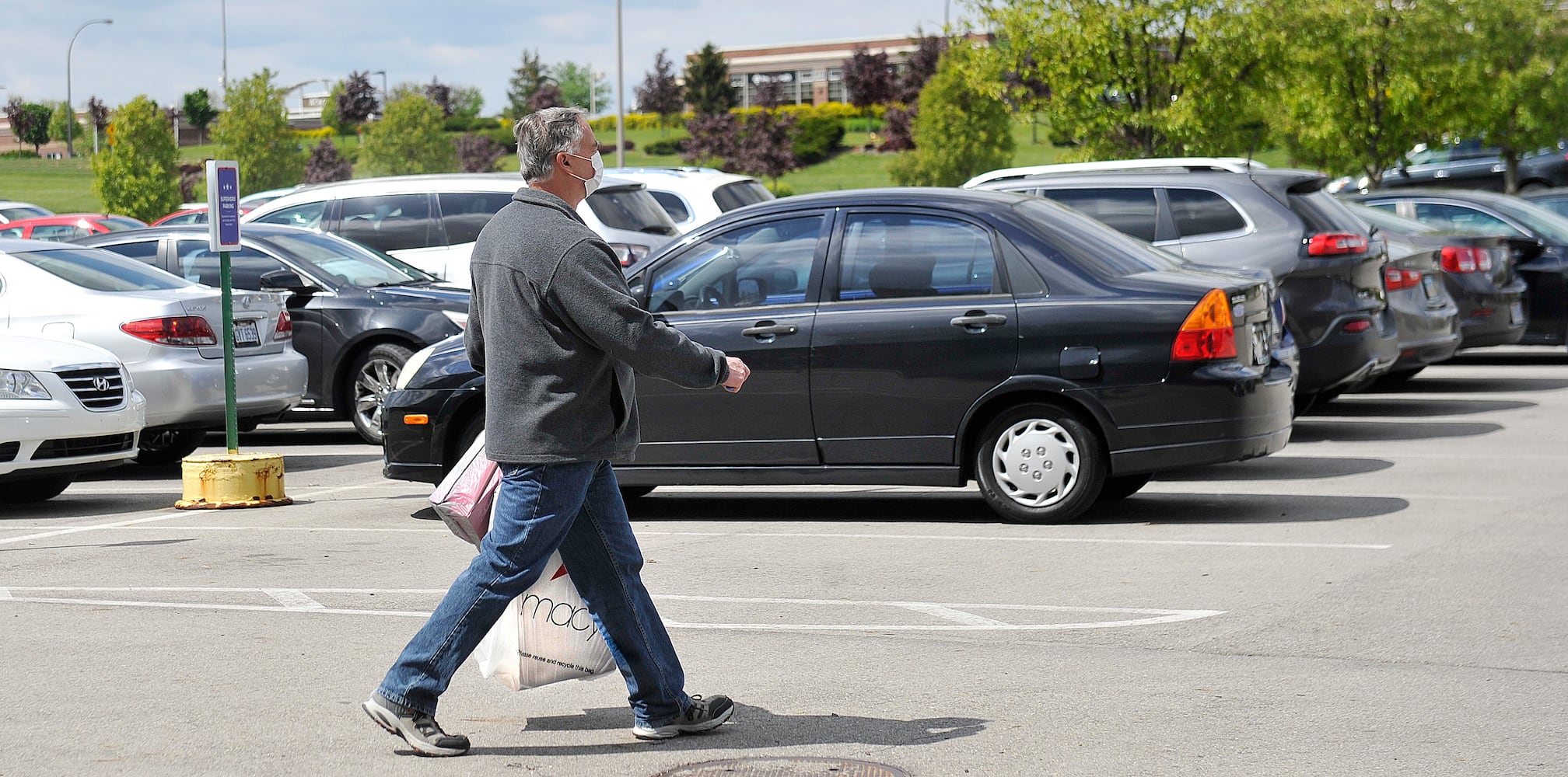 PHOTOS: Here's what it looked like when local malls reopened today