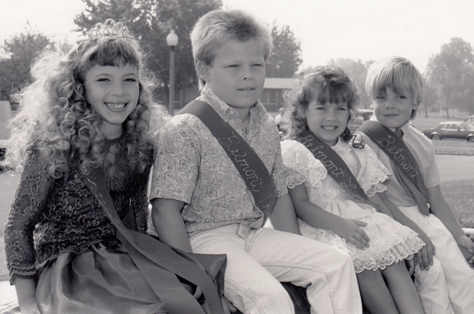 Belmont Community Days photographed in 1989. Pictured are the Belmont Little Prince and Princesses. From left to right are Sara Weglage, Bryan Weglage, Erica Hamilton, and Brandon Kinton. DAYTON DAILY NEWS / WRIGHT STATE UNIVERSITY SPECIAL COLLECTIONS