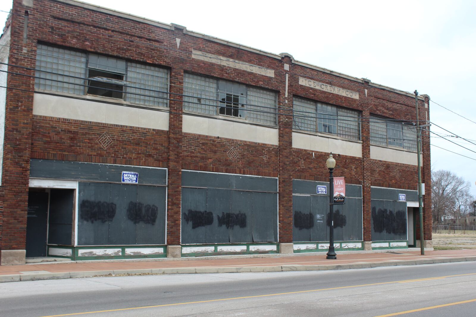 The historic Gem City Ice Cream building in Dayton's Wright-Dunbar neighborhood.