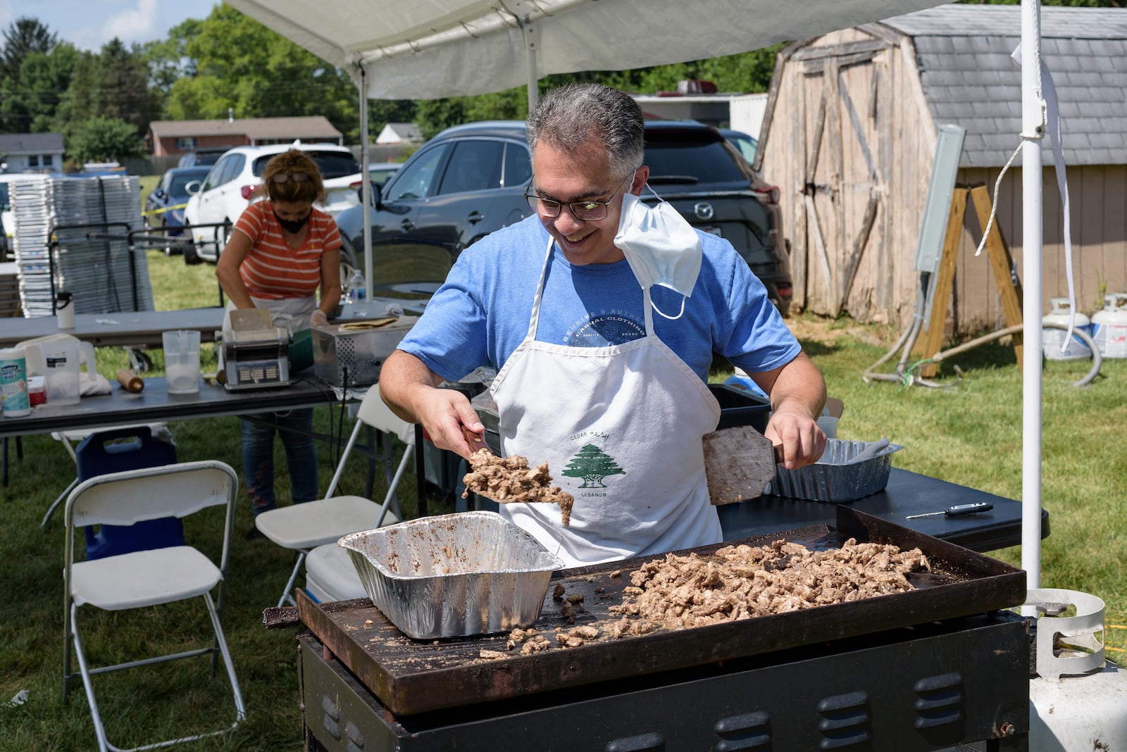 The 29th annual Greater Dayton Lebanese Festival is at a new location in Washington Twp. Friday through Sunday, Aug. 26 through 28, but it still has traditional Lebanese food, baklava, beer, music, Middle Eastern dance and children’s rides. TOM GILLIAM / CONTRIBUTING PHOTOGRAPHER