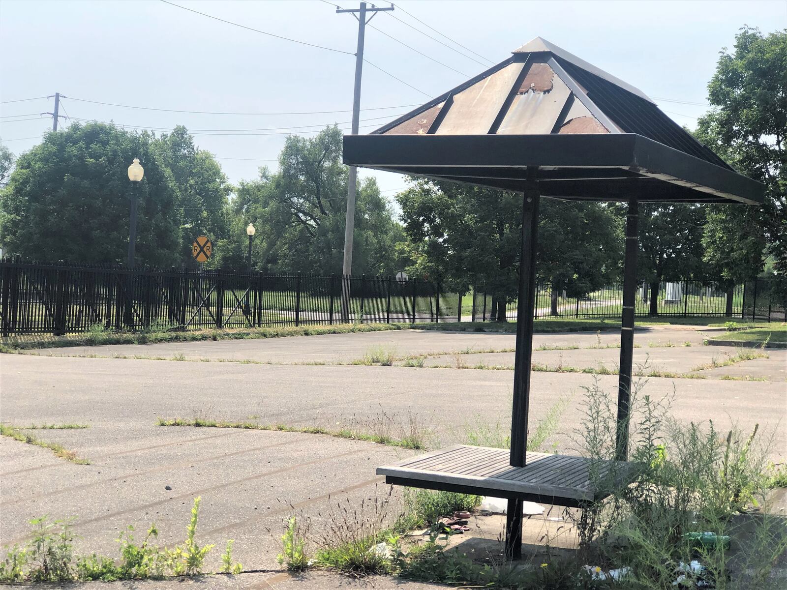 This former Greater Dayton RTA property between West Second and West First streets in the Wolf Creek neighborhood could become a new marketplace. CORNELIUS FROLIK / STAFF