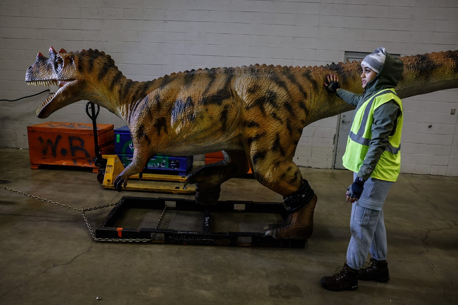 Dinosaurs invade Dayton Convention Center