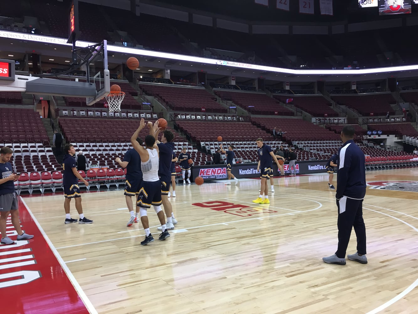 Cedarville-Ohio State men's college basketball exhibition game