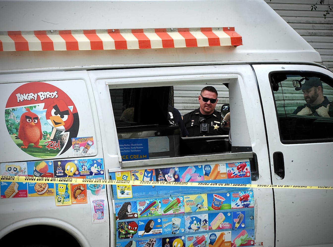 Man shot while driving ice cream truck in Dayton Thursday, July 7, 2022. MARSHALL GORBY \STAFF